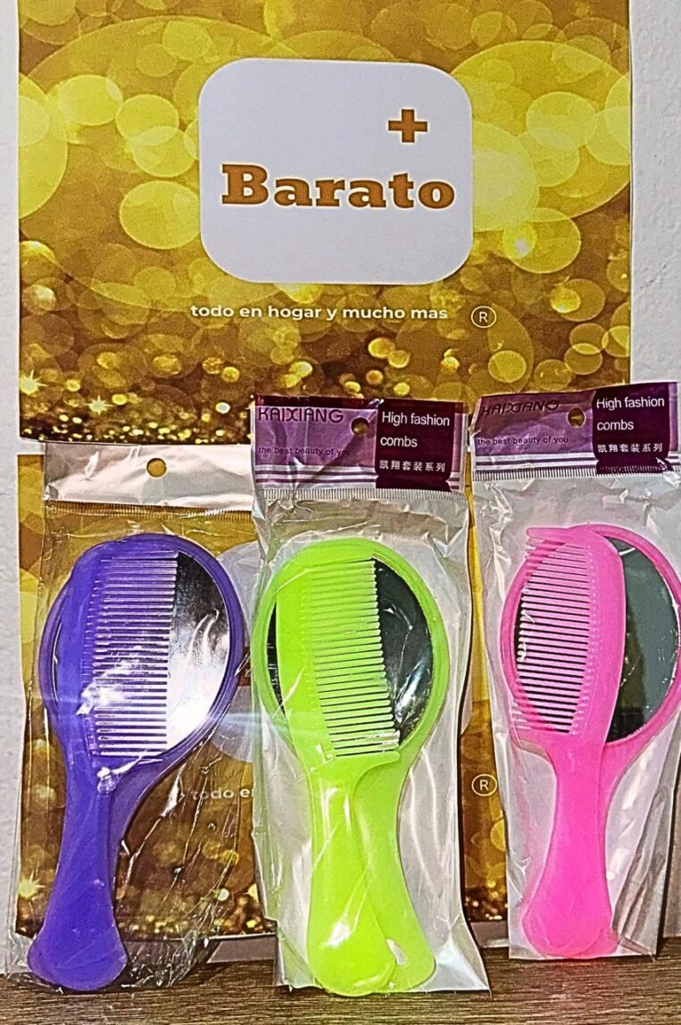 KIT PEINE Y ESPEJO PARA NIÑAS
