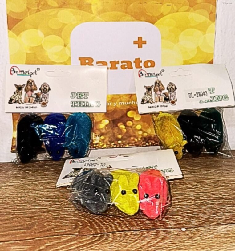 SET RATONES PARA MASCOTA